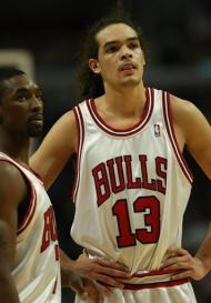 Joakim Noah, jeune joueur des Chicago Bulls