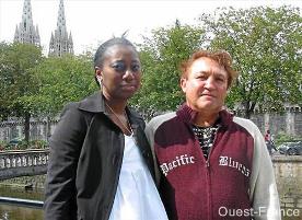 Yvette Lom et son mari