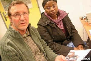 Marie Chesnel et son mari, les parents des jeunes filles enleves