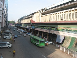 Une vue de Rangoon