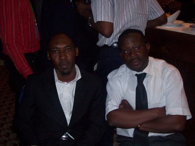 Hans Njoh Njoh (DG Nb Agency) et Paul Edouard Ekotto (SCB Cameroun)