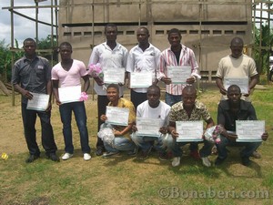 Remise des attestations de fin de formation