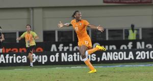 Drogba a cltur la marque pour la Cte d'Ivoire