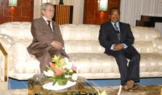 Paul Biya et l'avocat Jacques Verges