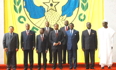 Les chefs d'tat de l'Afrique Centrale