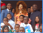 De nombreux cadeaux distribus par la fondation Chantal Biya
