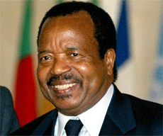 Le Prsident Biya, favorii pour sa propre succession