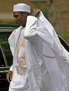 Le dfunt prsident nigrian Umaru Yar'Adua 