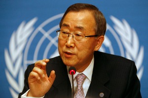 Ban Ki Moon a t rlu au secrtariat gnral de l'ONU