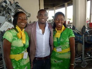 Samuel Eto'o tait prsent  la crmonie