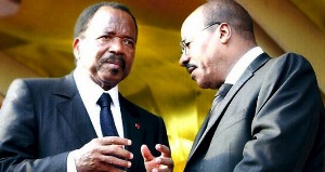 Antoine Ntsimi et Paul Biya