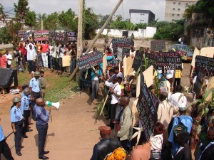 La manifestation de l'Acdic en 2008