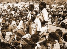  Kwame Nkrumah  sa libration de prison en 1951 