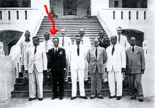 Kwame Nkrumah et son premier cabinet 