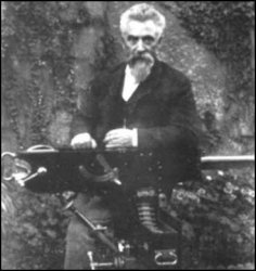 Hiram S. Maxim, inventeur de la mitrailleuse Maxim qui donna un avantage dcisif aux europens lors de la conqute de l'Afrique 